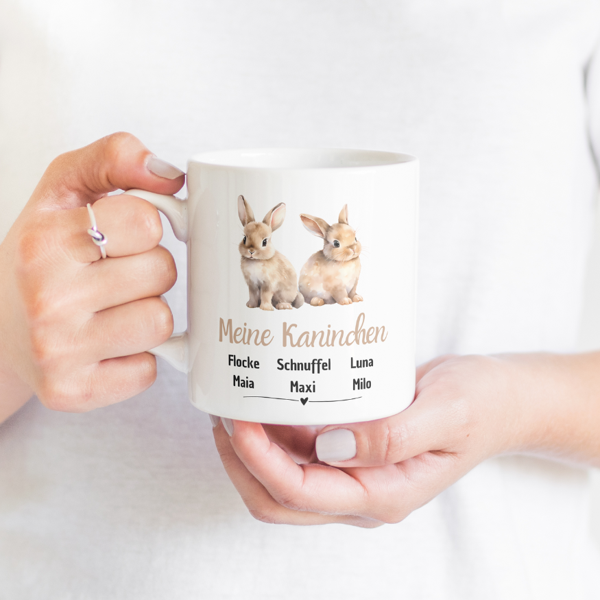 Meine Kaninchen - Individuelle Tasse