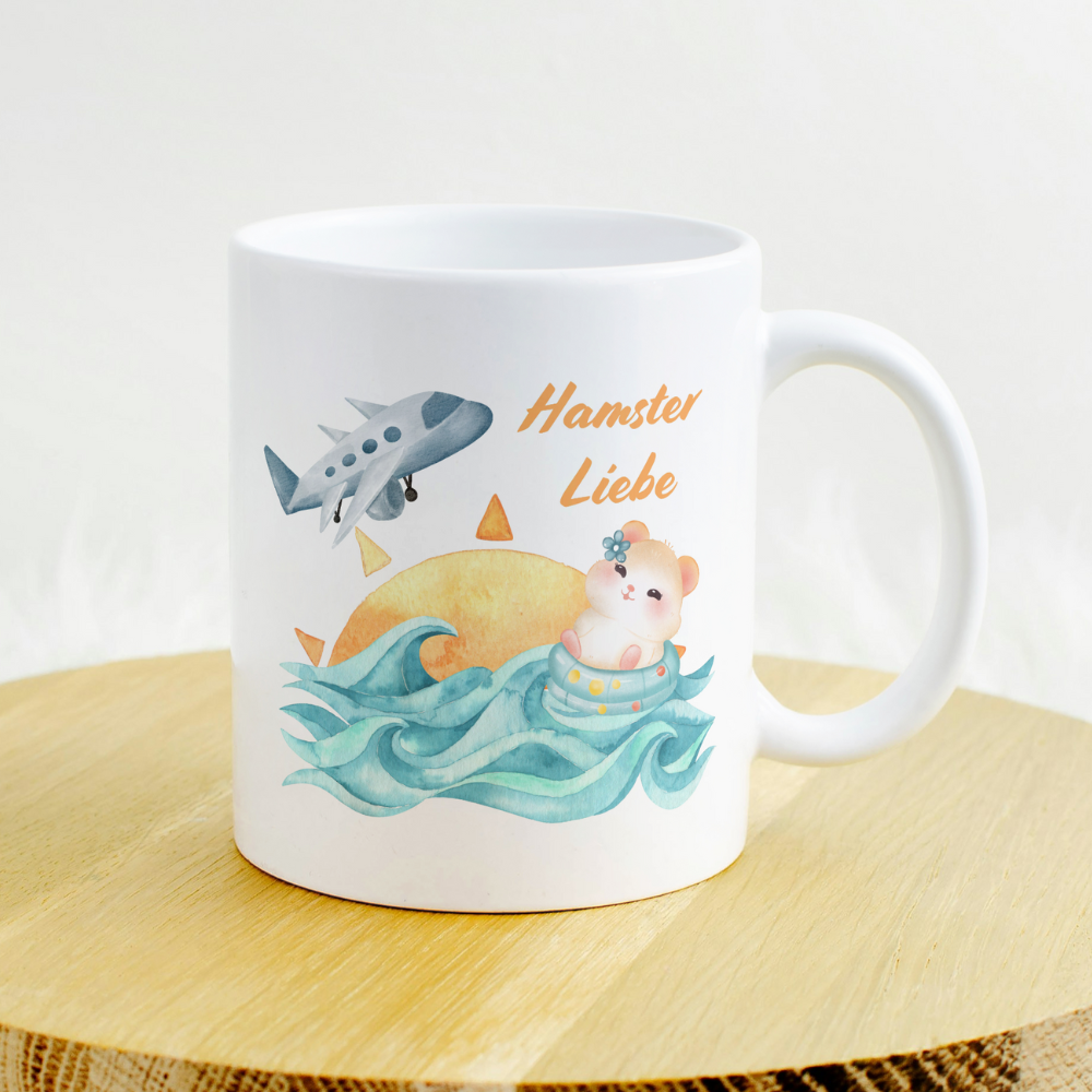 Tasse Hamster Liebe Sommer Edition