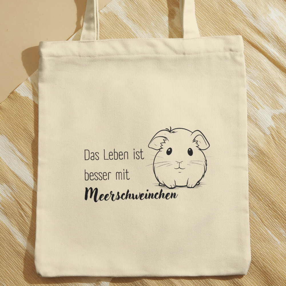 Tasche Das Leben ist besser mit Meerschweinchen