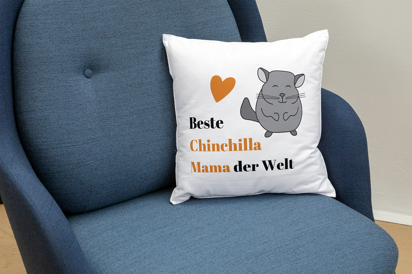 Kissen Beste Chinchilla Mama der Welt mit oder ohne Füllung