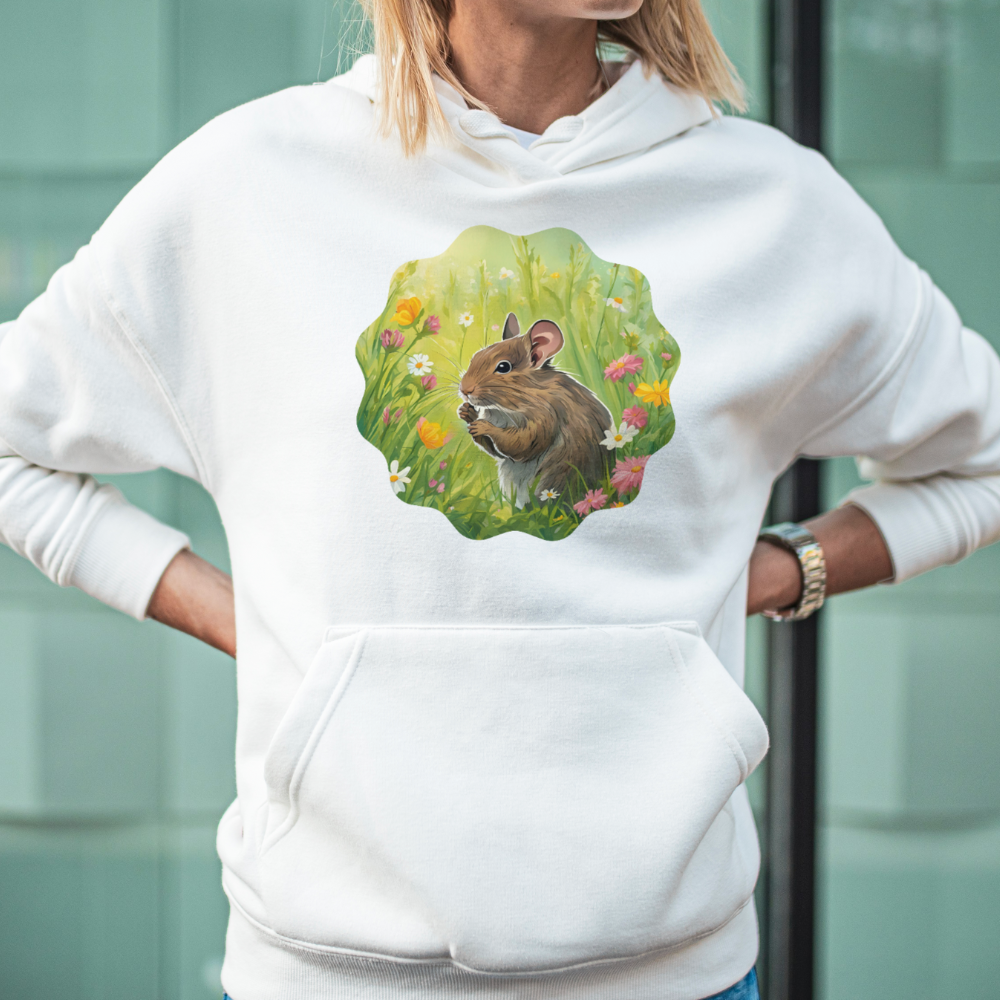 Frühlingskollektion Degu Hoodie Blumenwiese