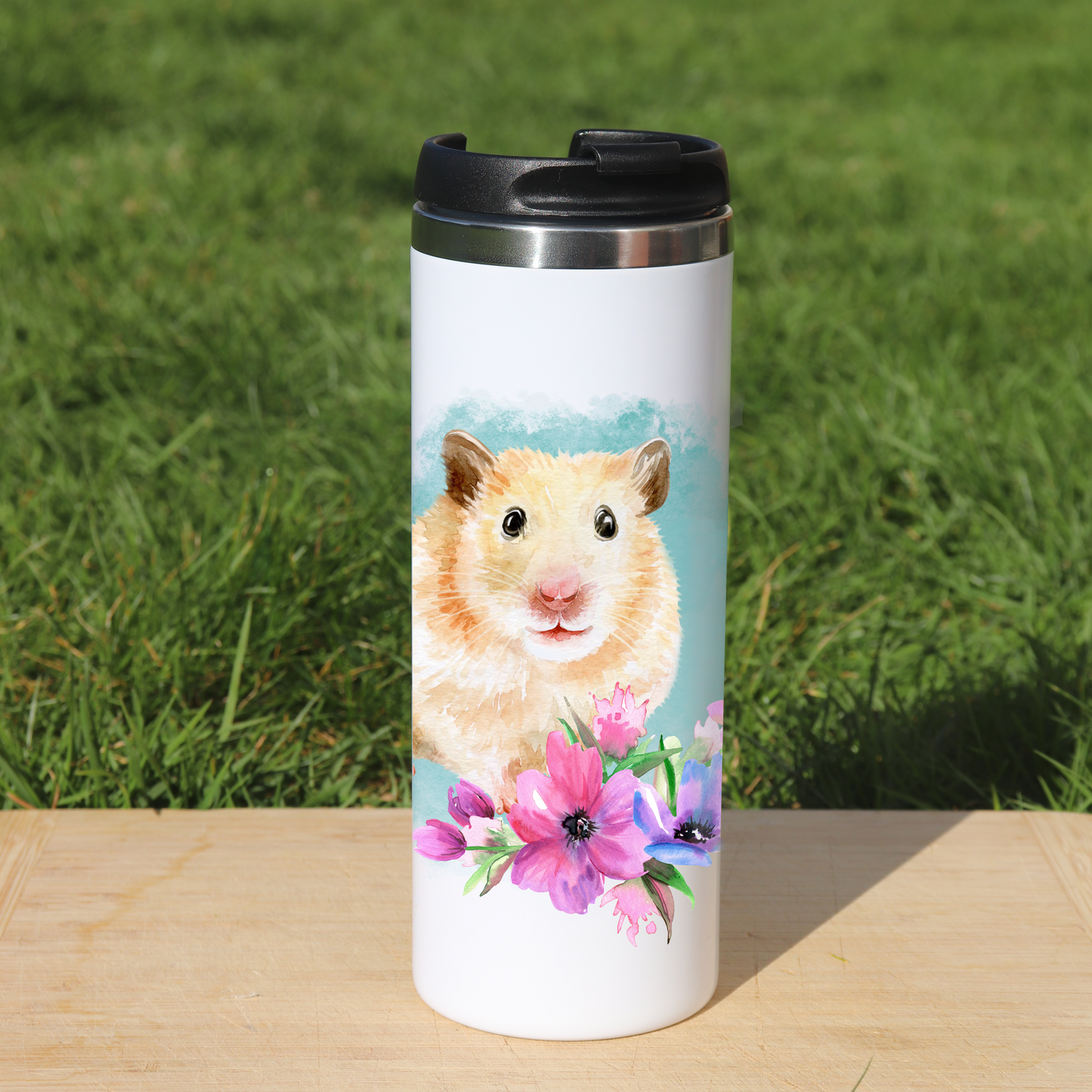 Thermobecher Hamster Frühling