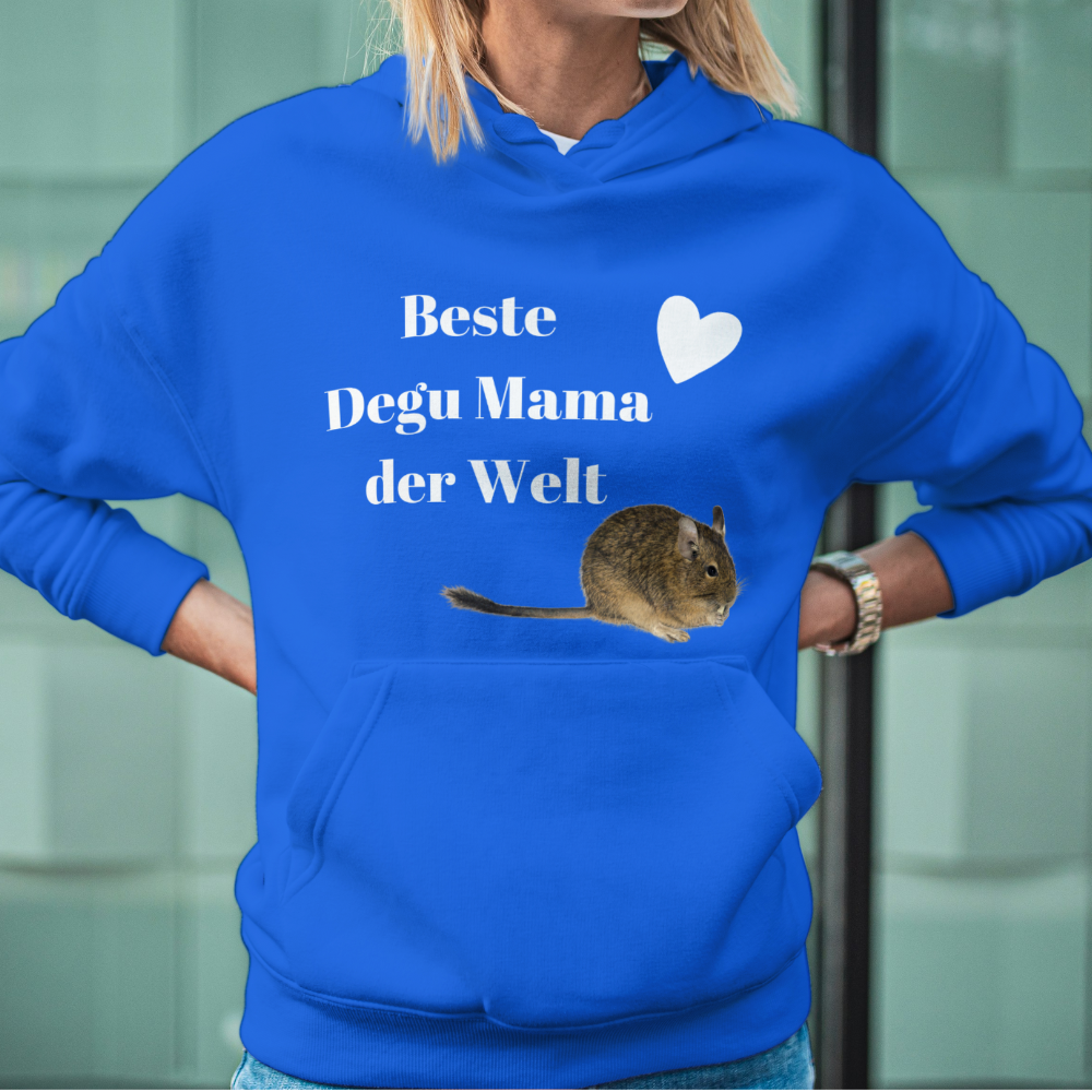 Hoodie Beste Degu Mama der Welt