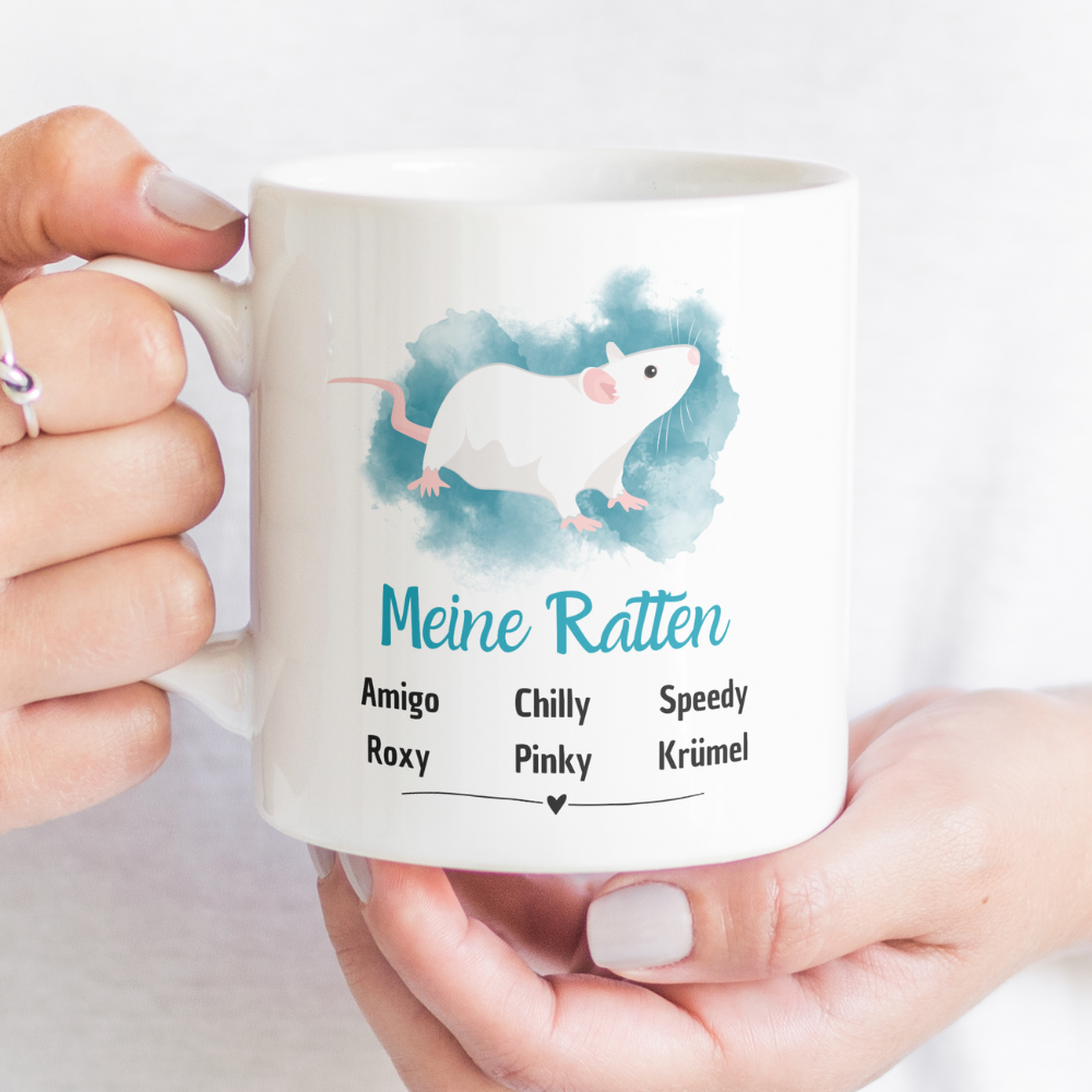 Meine Ratten - Individuelle Tasse