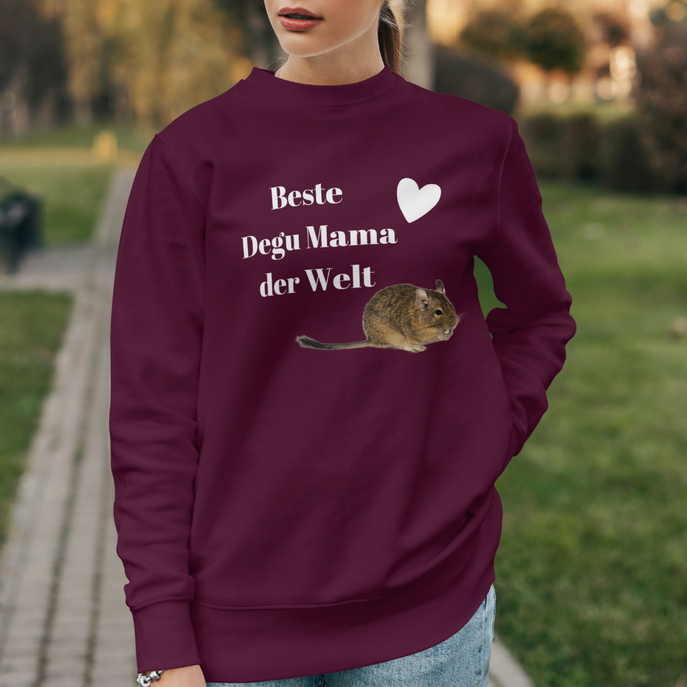 Sweatshirt Beste Degu Mama der Welt