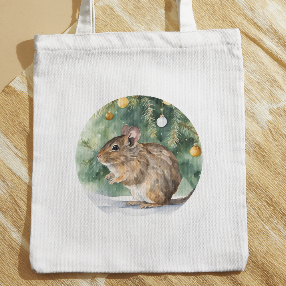 Tasche Degu Winter und Weihnachten
