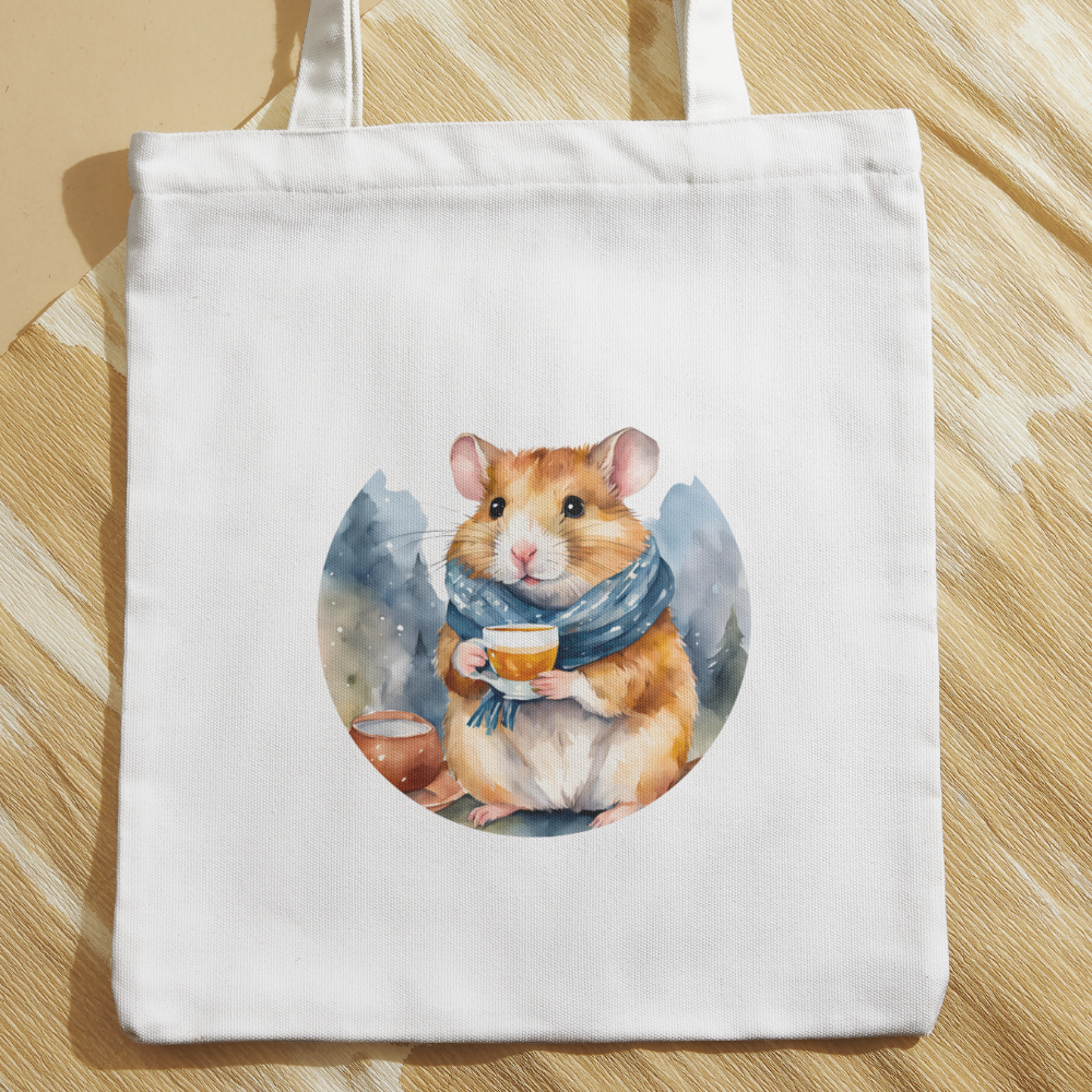 Tasche Hamster Wintertee