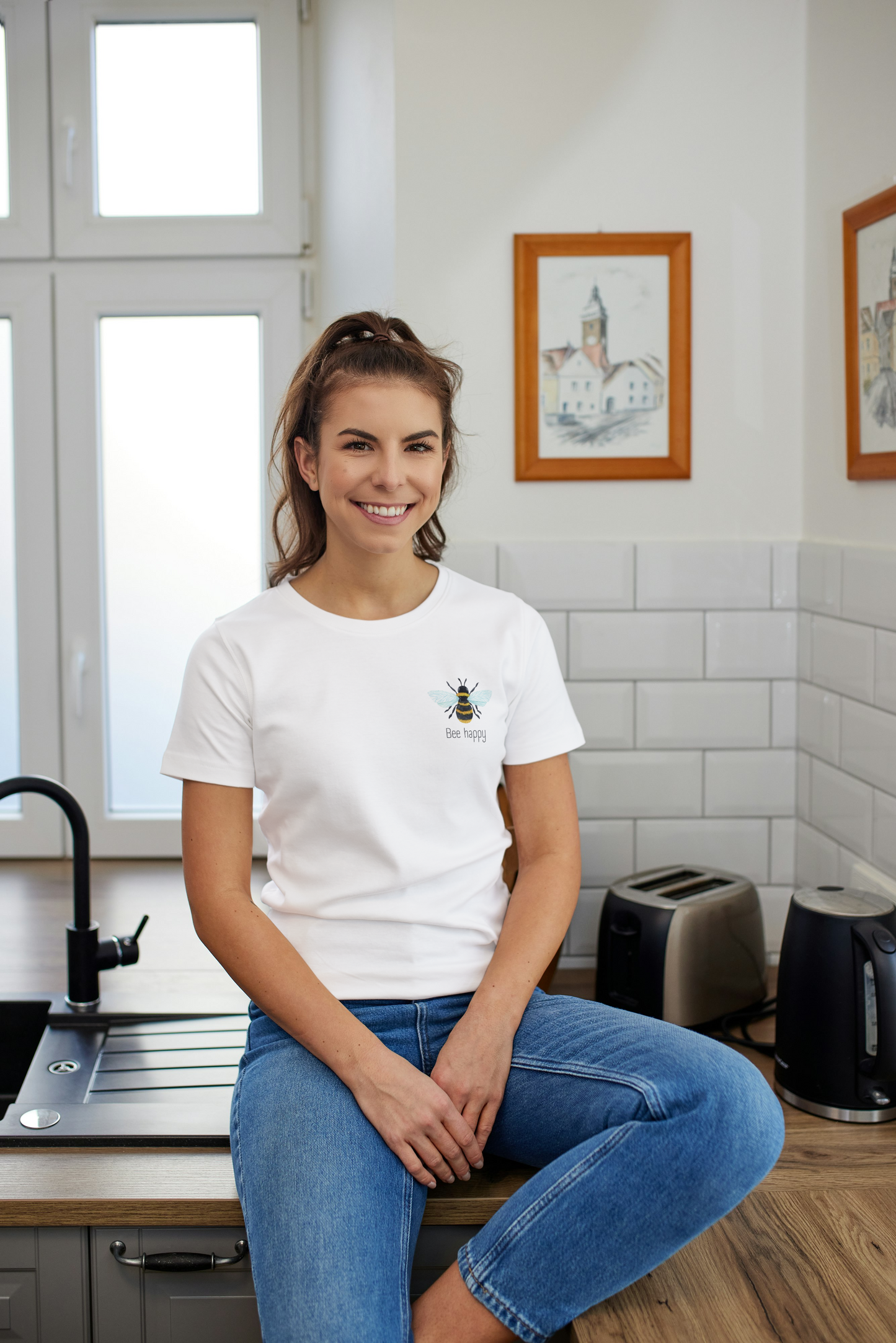 T-Shirt Bee happy