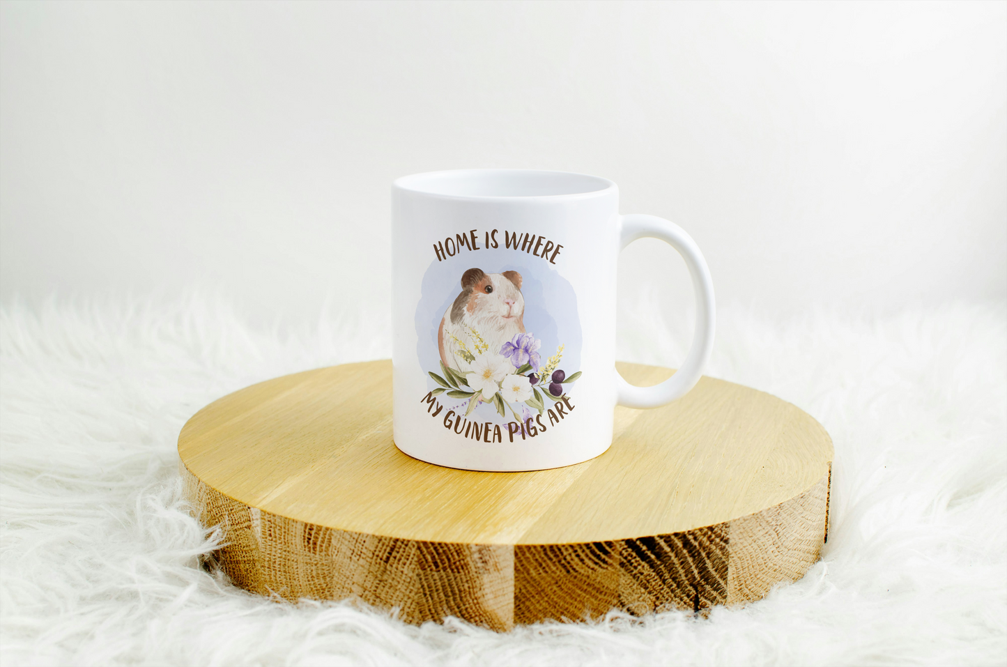 Tassen "Home is where my guinea pigs are"