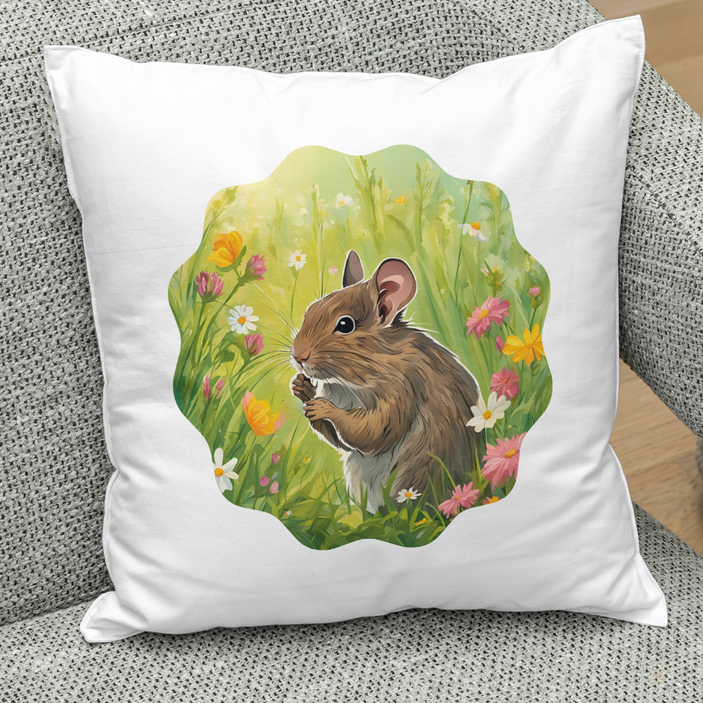 Frühlingskollektion Degu Kissen Blumenwiese
