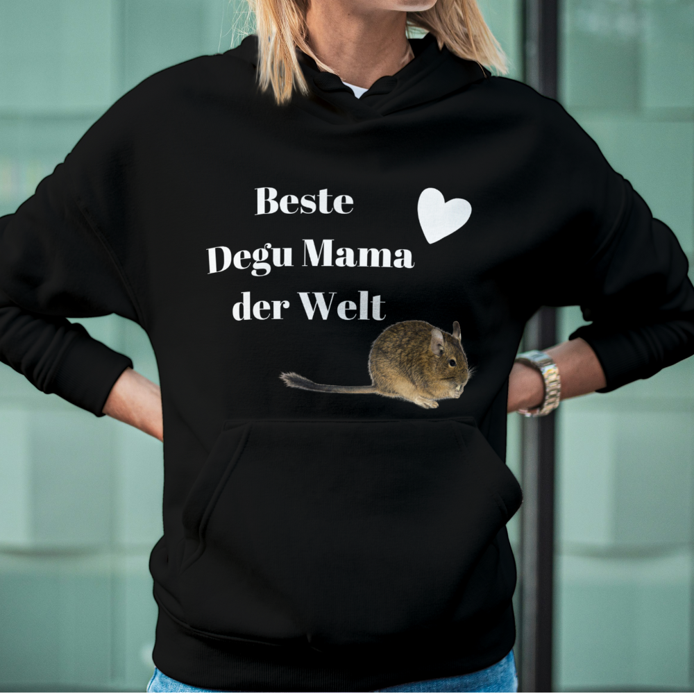 Hoodie Beste Degu Mama der Welt