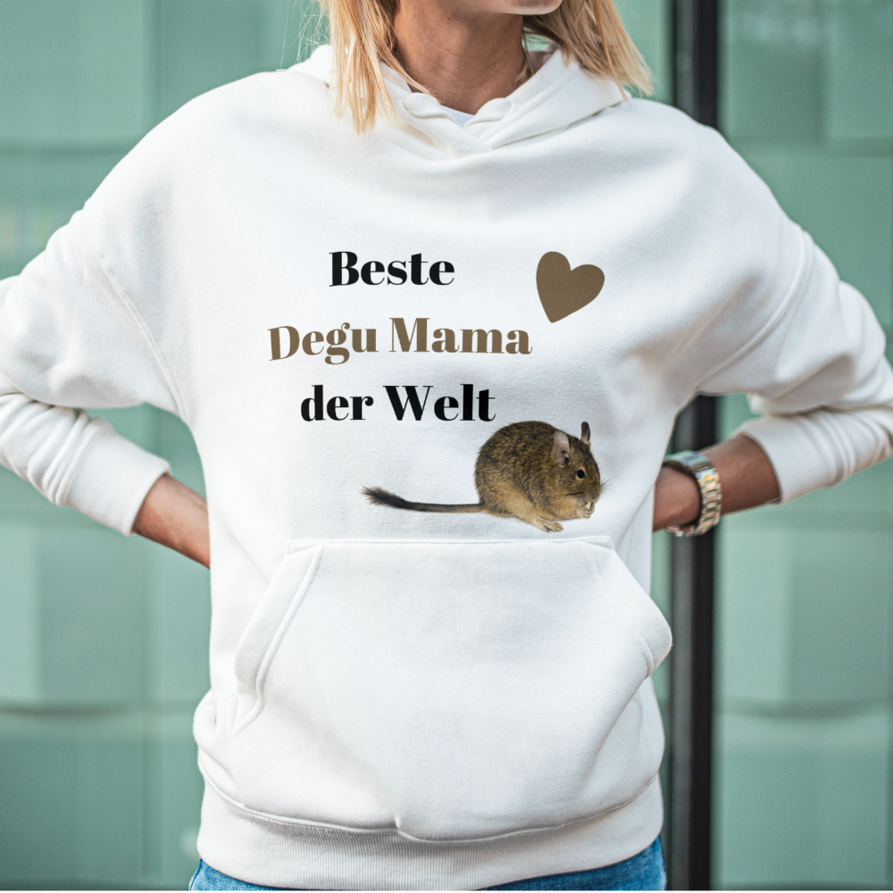 Hoodie Beste Degu Mama der Welt