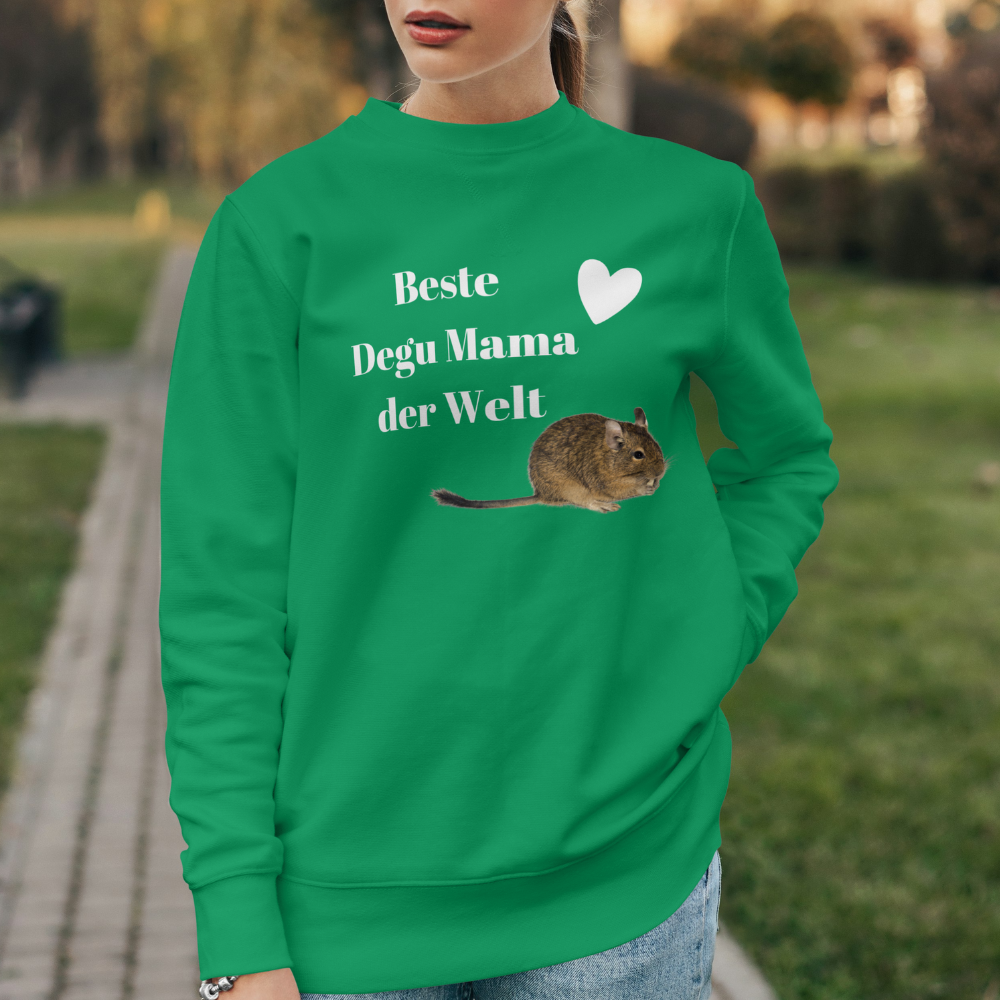Sweatshirt Beste Degu Mama der Welt