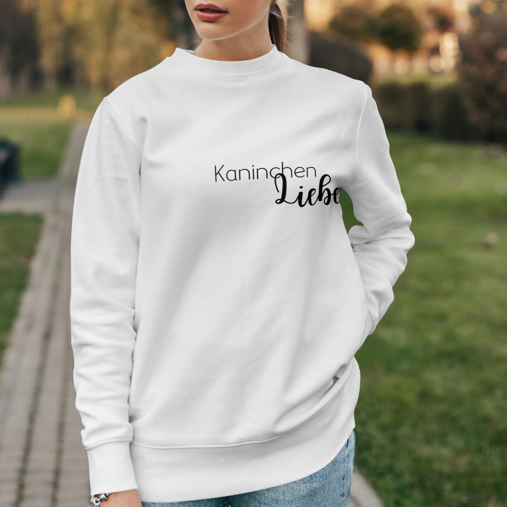 Sweatshirt Kaninchen-Liebe